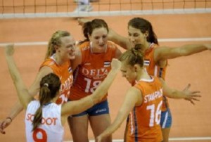 volleybal oranje dames met Grothues