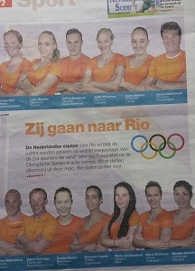 krant olympisched deelnemers